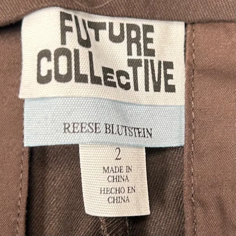 Future Collective Reese Blutstein 2 Buckle Pants Western Country Straight Leg
